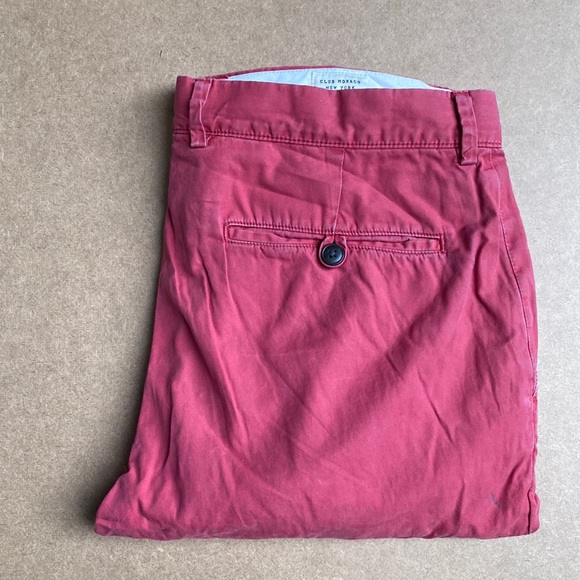 Club Monaco, 34/32 Davis slim fit pants - red - Picture 2 of 2